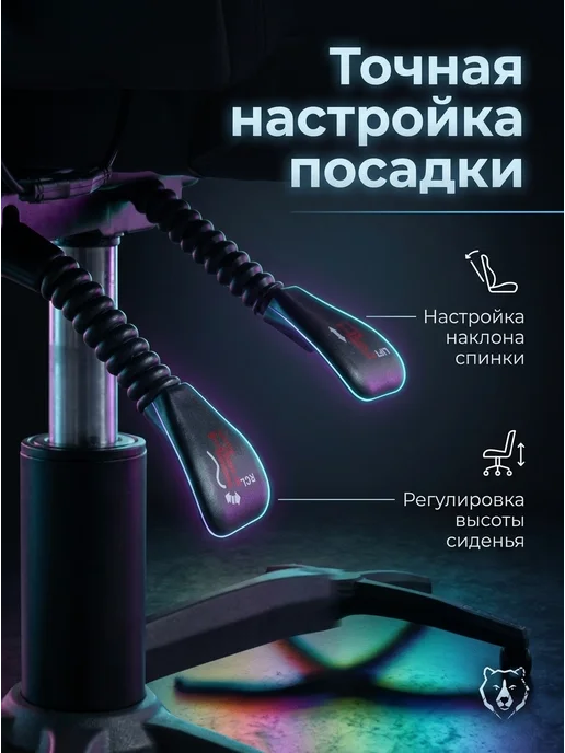 URZUS Кресло компьютерное игровое геймерское Energy, геймерское Energy, фото 4