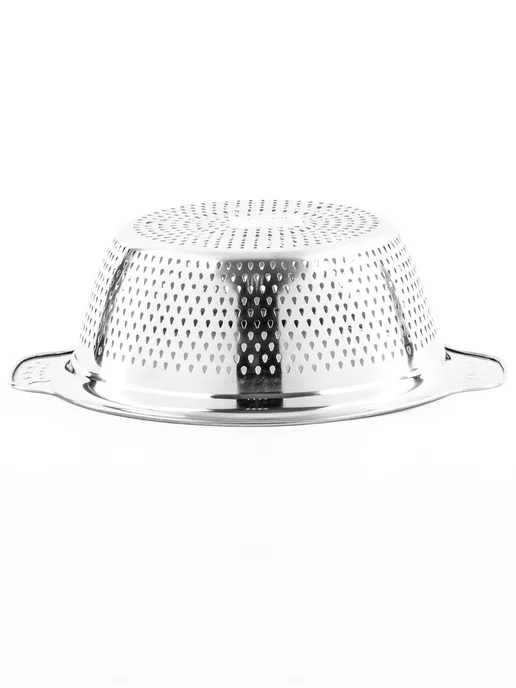 Дуршлаг металлический нержавеющая сталь 22 см - фото 11