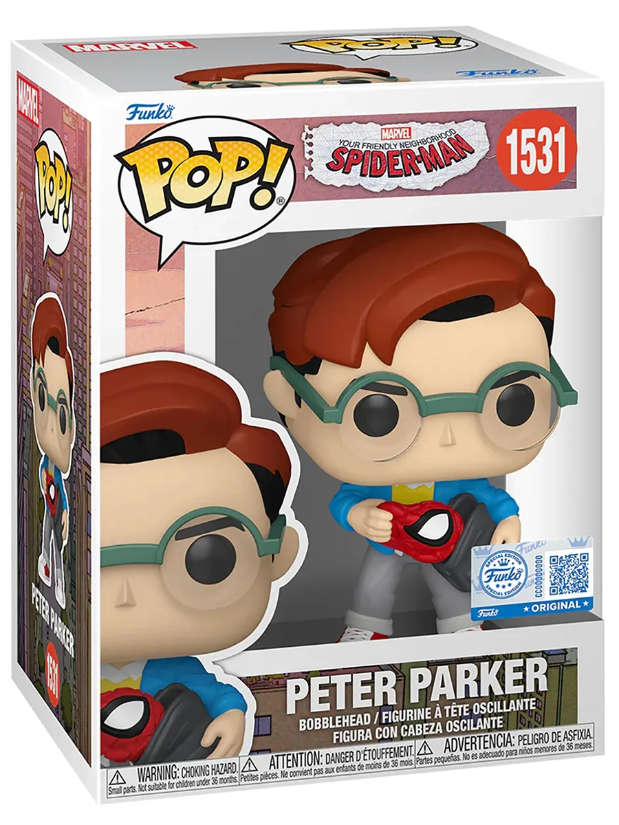 Фигурка Funko POP! Bobble Marvel FNSM Peter Parker (Exc)