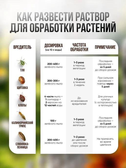 VeranovA Зеленое мыло для растений от насекомых (500мл), 500 мл, фото 6