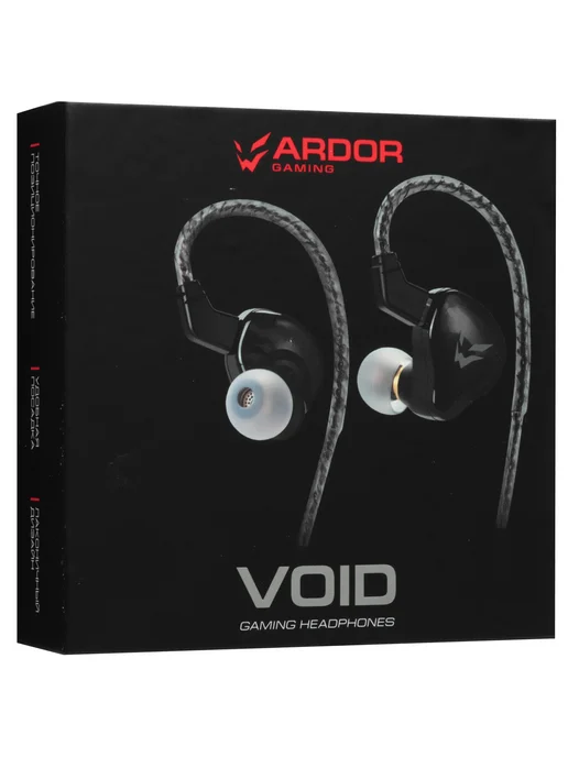 ARDOR GAMING Игровые IEM наушники с влагозащитой IPX6 "Void", черный, фото 8