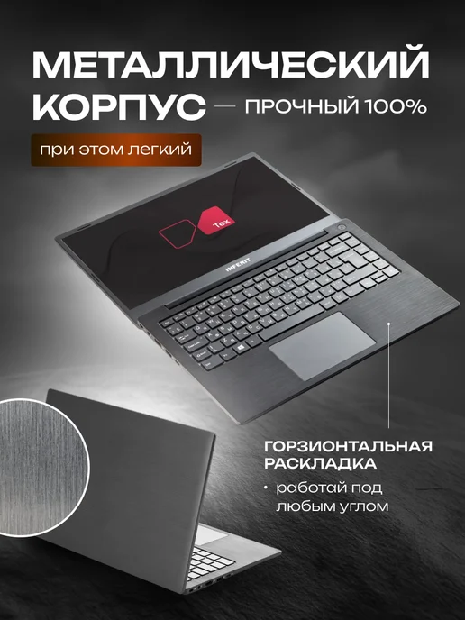 Inferit Ноутбук игровой мощный 14.1 i7 16 ГБ SSD 512 ГБ, 16 ГБ, 512 ГБ, фото 7