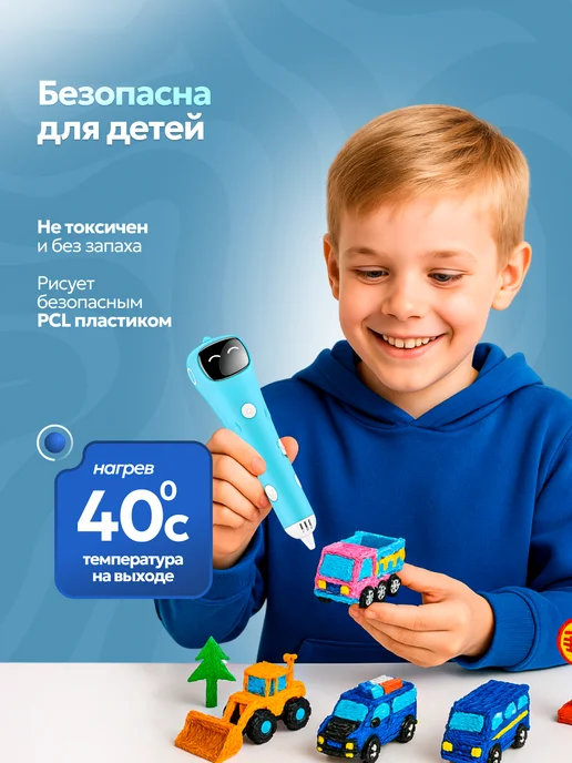 Lukyhome 3д ручка беспроводная набор для творчества, вариант, фото 3