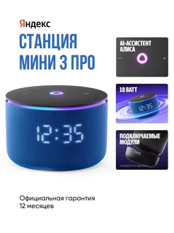 Умная колонка Станция Мини 3 Про с Алисой, Zigbee Яндекс 480056151 купить за 10 836 ₽ в интернет‑магазине Wildberries