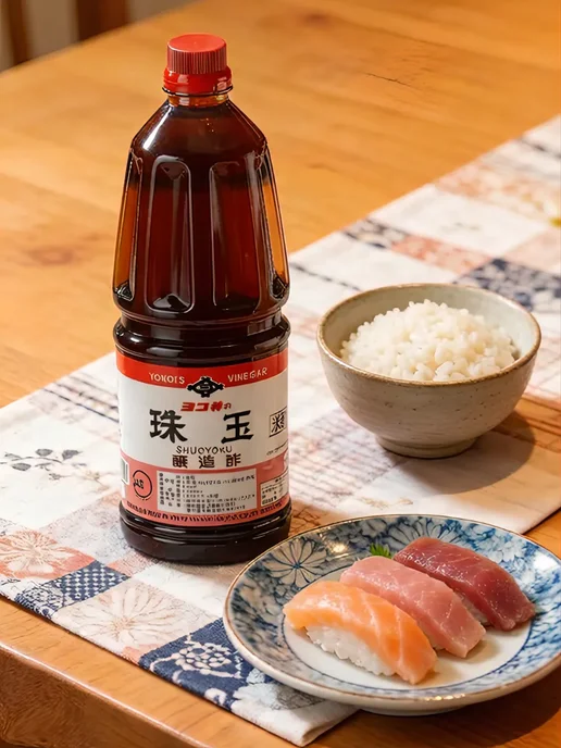 SHOKUYOKU Уксус красный для приготовления суши, 1800 мл, 1,8 л