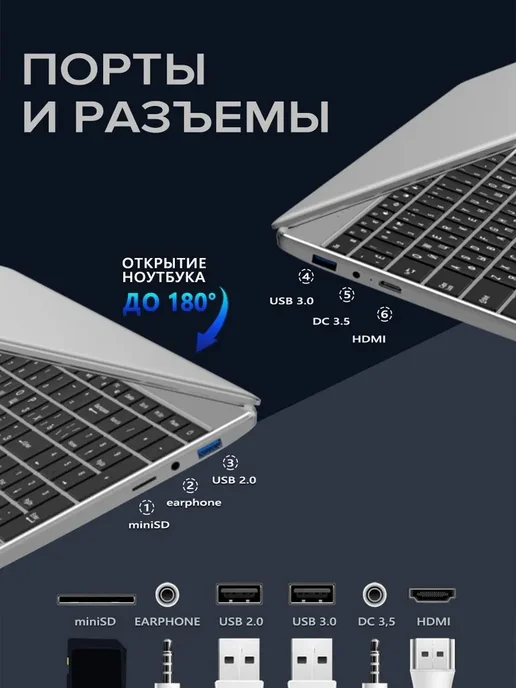 TravelBug Hоутбуки для Игр, Работы и Учёбы 15.6" 16+1TB+WIndows11Pro, 1 ТБ, фото 5