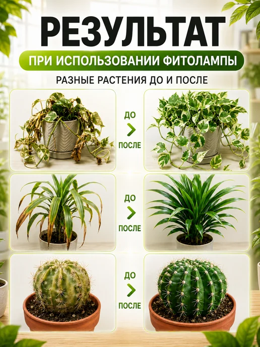 Host Фитолампа для растений и рассады полного спектра 4 шт. 40 Вт, 4 шт, 40 Вт, фото 4