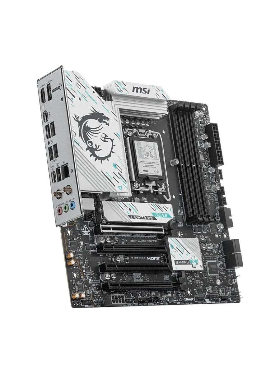 Материнская плата lga 1850 B860M GAMING PLUS WIFI Intel B860 MSI 480189043 купить в интернет‑магазине Wildberries