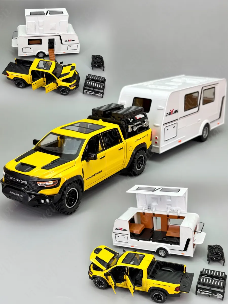 Металлическая машинка Додж RAM TRX 1/32