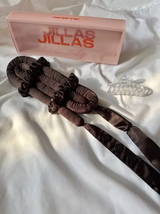 jillas Бигуди мягкие mini elegant с пуговицами, коричневый, фото 2