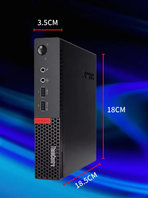 Lenovo Мини-ПК Процессор M710Q E3-1245V5 DDR4 8ГБ SSD 128ГБ, 8 ГБ, 128 ГБ, фото 3