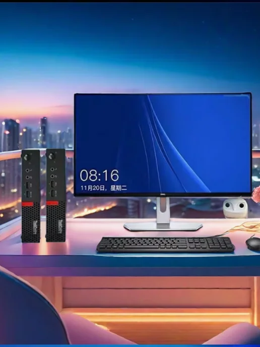Lenovo Мини-ПК Процессор M710Q E3-1245V5 DDR4 8ГБ SSD 128ГБ, 8 ГБ, 128 ГБ, фото 5