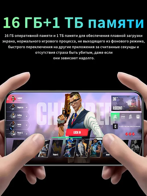 Смартфон showji I15pro Max 16/1024 ГБ, зеленый, фото 5