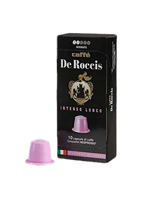 De Roccis Кофе в капсулах для кофемашины Nespresso, Lungo 10 шт, 10 шт, фото 3