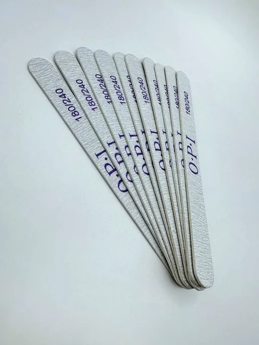 OPI Пилки для ногтей, для маникюра и педикюра 180 240, 25 шт, 25 шт, фото 2
