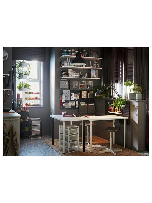 IKEA LENNART Тумба с ящиками белая, (00384946), белый, фото 3