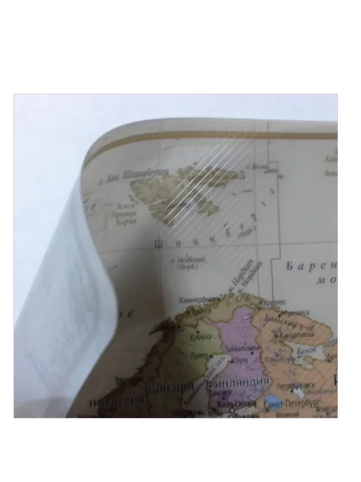 АГТ Геоцентр Подтарельник с картой Евразии 30x45 см (сувенир) - 2 шт, 30x45 см, 2 шт, фото 3