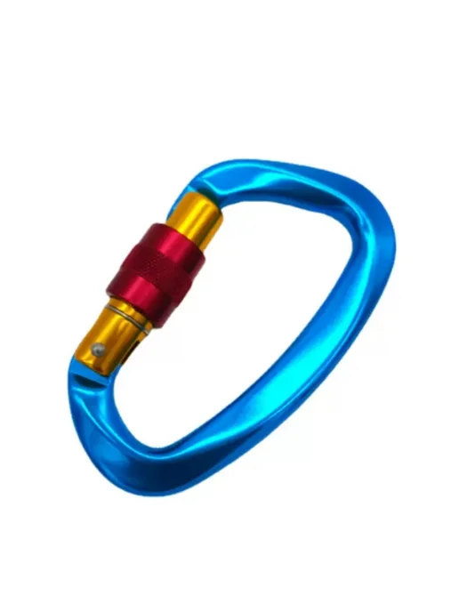 Карабины Набор из 5 штук, для Туризма и Альпинизма, синий, фото 8