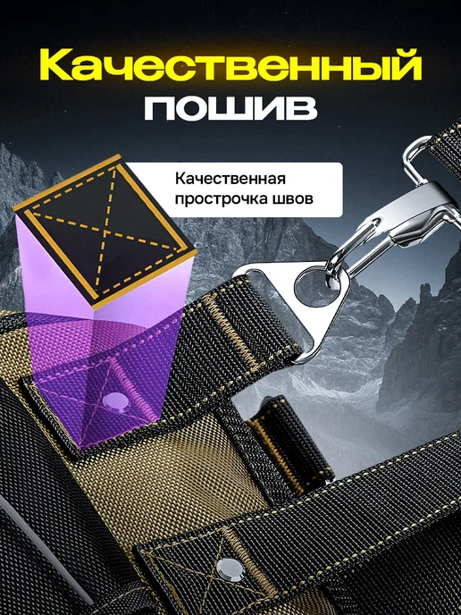 MrFixit Сумка для инструментов строительных большая, черный, фото 6