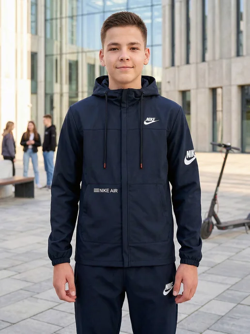 RaVstyle Костюм спортивный подростковый с брюками - двойка, синий, фото 7