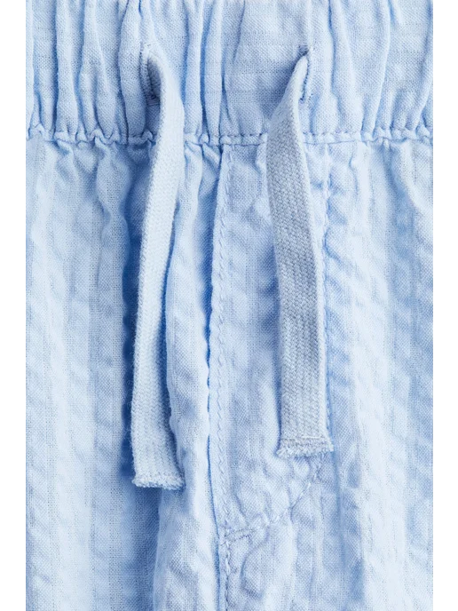 H&M Хлопковые брюки детские, голубой, фото 2