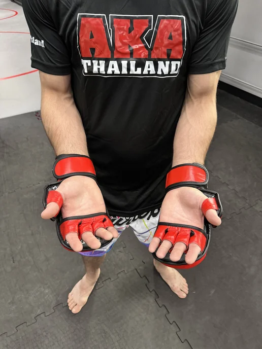 Перчатки для ММА fairtex, красный, фото 2