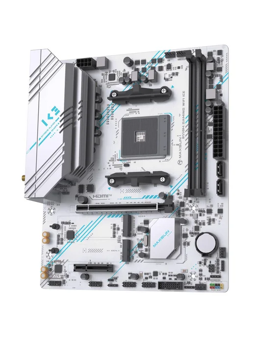 Материнская плата Maxsun MS-B550M GAMING WIFI, белый, фото 2