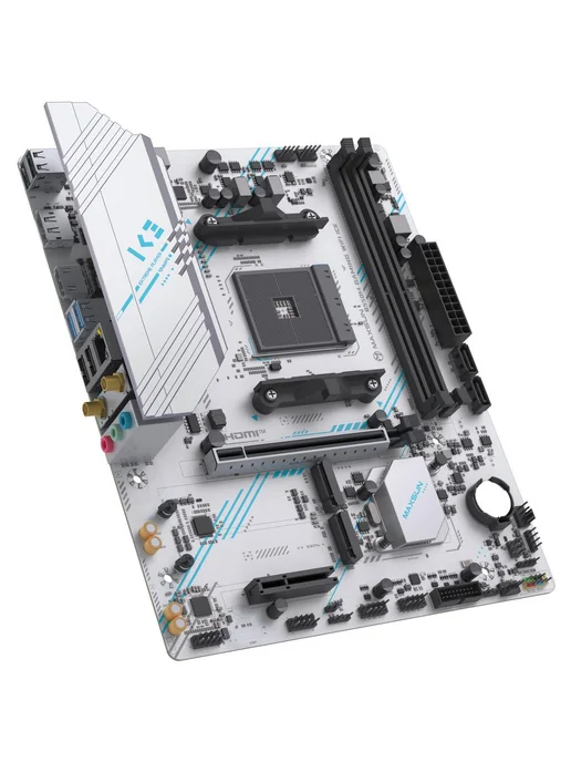 Материнская плата Maxsun MS-B550M GAMING WIFI, белый, фото 3
