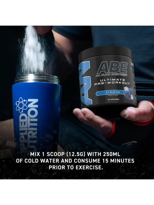 APPLIED NUTRITION Предтреник в порошке ABE - Pre-Workout 375 г, Кислое яблоко, 375 г, фото 7