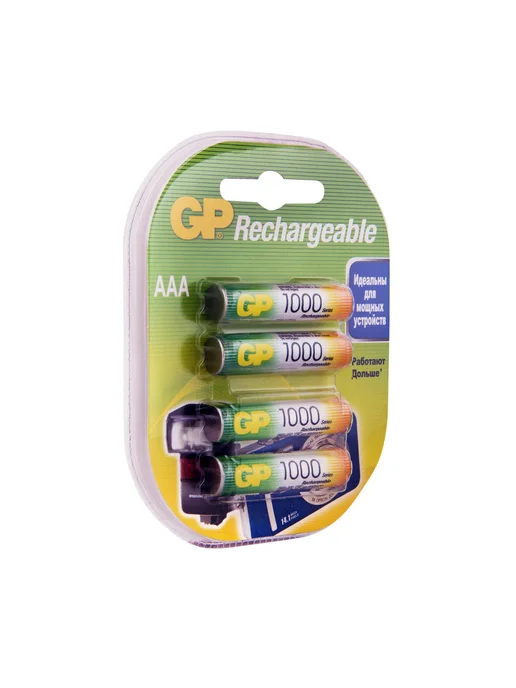 GP Батарейки ААА аккумуляторные, аккумуляторы 4 шт, 4 шт, фото 2