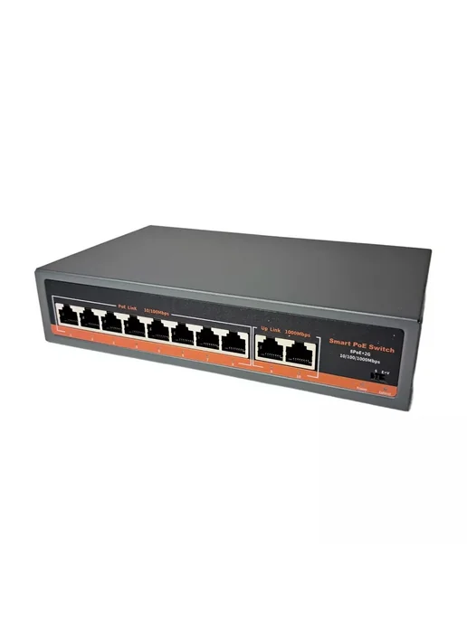 Нет бренда NZ-8POE SWITCH Коммутатор ИИ гигабитный с PoE AI-0820GBL-C, вариант, фото 2