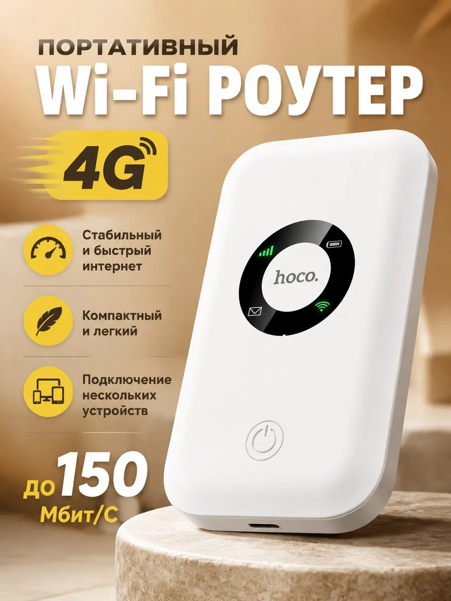 USB Модем 4G WiFi роутер в дорогу