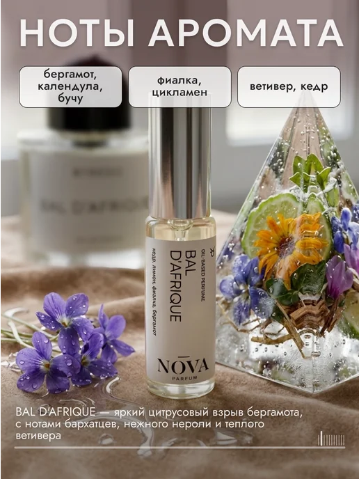 Nova Parfum Bal d'Afrique духи 12 мл, 12 мл, фото 2