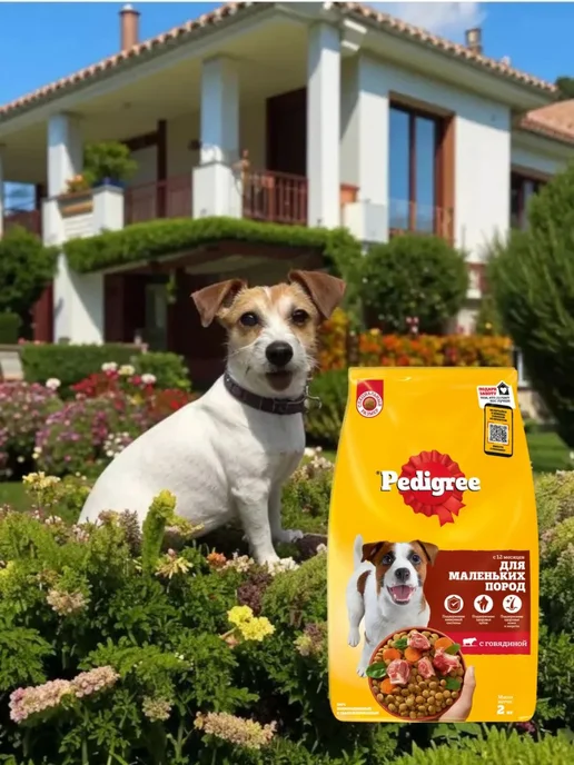 Сухой корм PEDIGREE Педигри для собак, мелкие, говядина, 2 кг, фото 3
