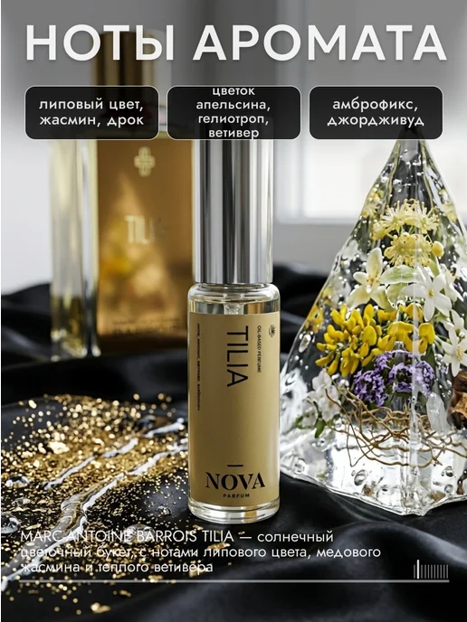 Nova Parfum Tilia духи 12 мл, 12 мл, фото 2