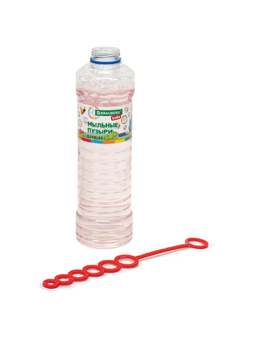 BRAUBERG KIDS Мыльные пузыри 1000 мл, индивидуальная упаковка, 1 л, фото 2