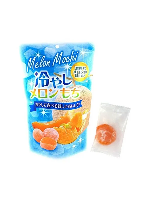 Kubota Seika Моти рисовые пирожные со вкусом дыни, 120 г, 120 г, фото 2