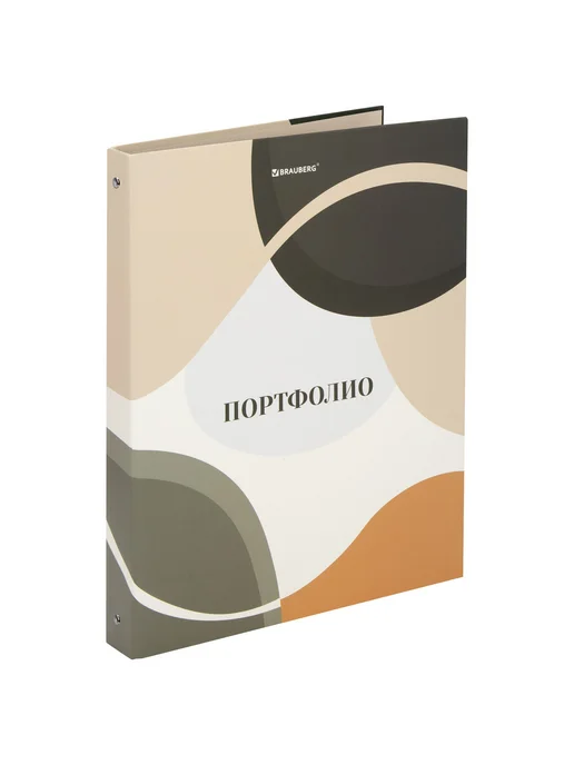 Brauberg Папка-портфолио универсальная, 4 кольца, 20 файлов, вариант, фото 3