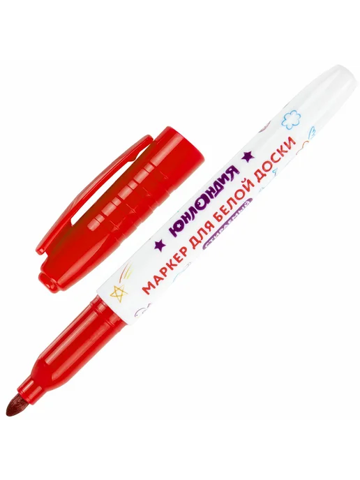 ЮНЛАНДИЯ Маркеры стираемые для белой доски, COLORWAY", 3 мм, синий, фото 3