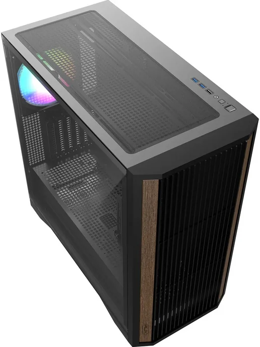 RAIJINTEK Корпус компьютерный AGOS MAX без блока питания, черный, фото 4