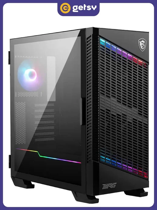 MSI Корпус компьютерный MPG VELOX 100P AIRFLOW без блока питания, черный
