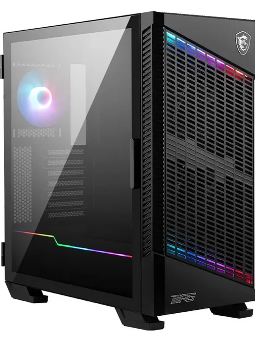 MSI Корпус компьютерный MPG VELOX 100P AIRFLOW без блока питания, черный, фото 2