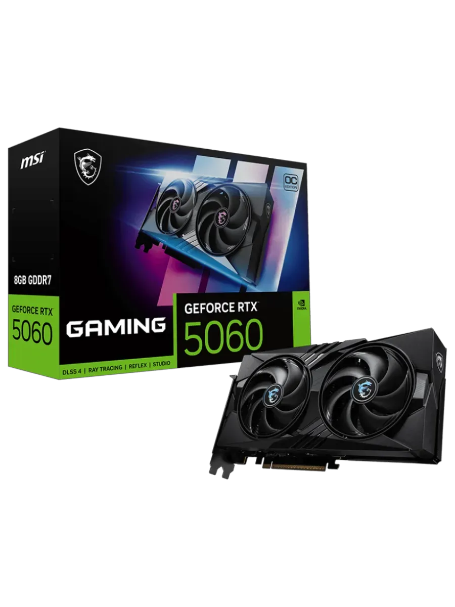 MSI Видеокарта GeForce RTX 5060 GAMING OC, 8 ГБ