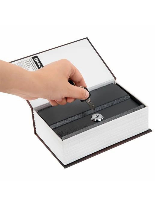 Brauberg Сейф-книга "Война и мир", 55х115х180 мм, ключевой замок, 55x115x180 мм, фото 5