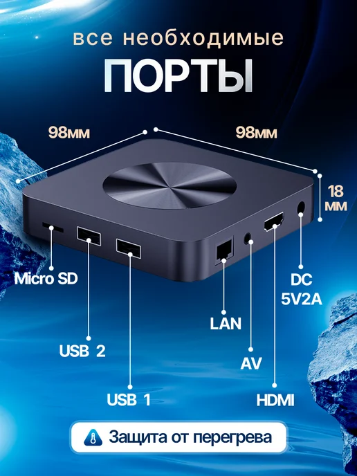 ZEON Смарт ТВ приставка для телевизора, вариант, фото 7