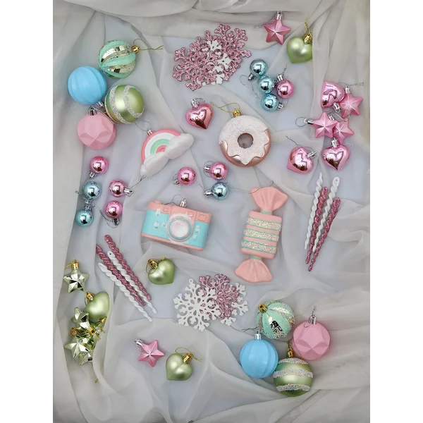 Ёлочные игрушки 58 шт. «в гостях у Деда Мороза»