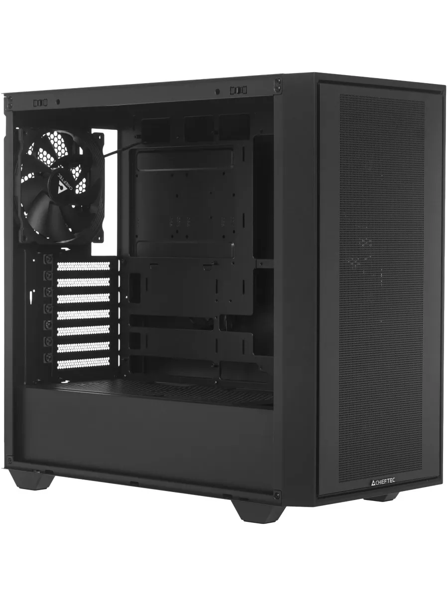Корпус для ПК Night Hunter черный без БП E-ATX 11x120mm 3x140mm