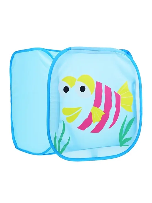 URAL TOYS Корзина для хранения игрушек, голубой