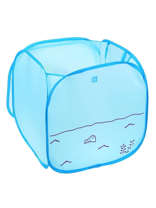 URAL TOYS Корзина для хранения игрушек, голубой, фото 3