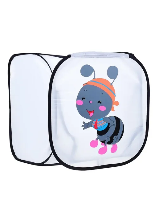 URAL TOYS Корзина для хранения игрушек, белый